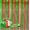 Red and Green, variant on Laser Gold Foil Fringe Backdrop Curtains, 3.3x8.2ft, 3 Pack