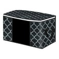 thumbnail image 1 of Wardrobe Storage Bag, Cotton Quilt, Clothing Sorting Box, Sealed Storage Bag, Folding Storage Box Black, 1 of 2