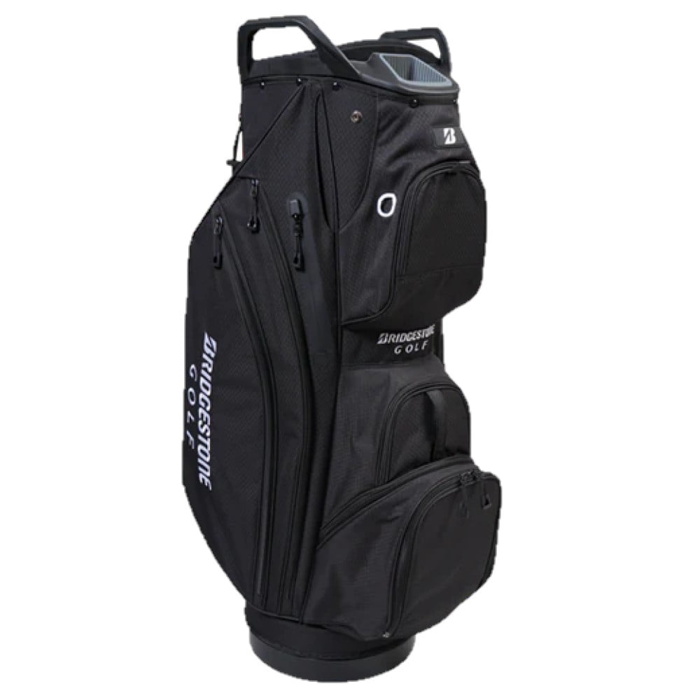NEW Bridgestone Golf 2026 Signature Cart Bag 14-Way Top - Black