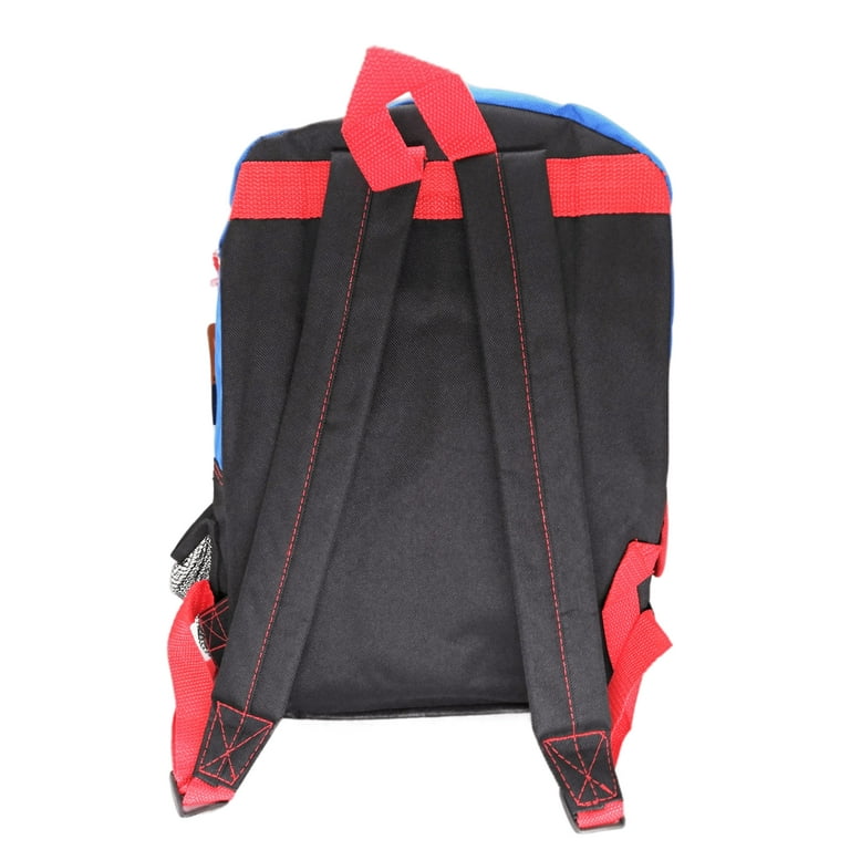Looney Tunes Taz Backpack Large School 16in 3D Blue Red