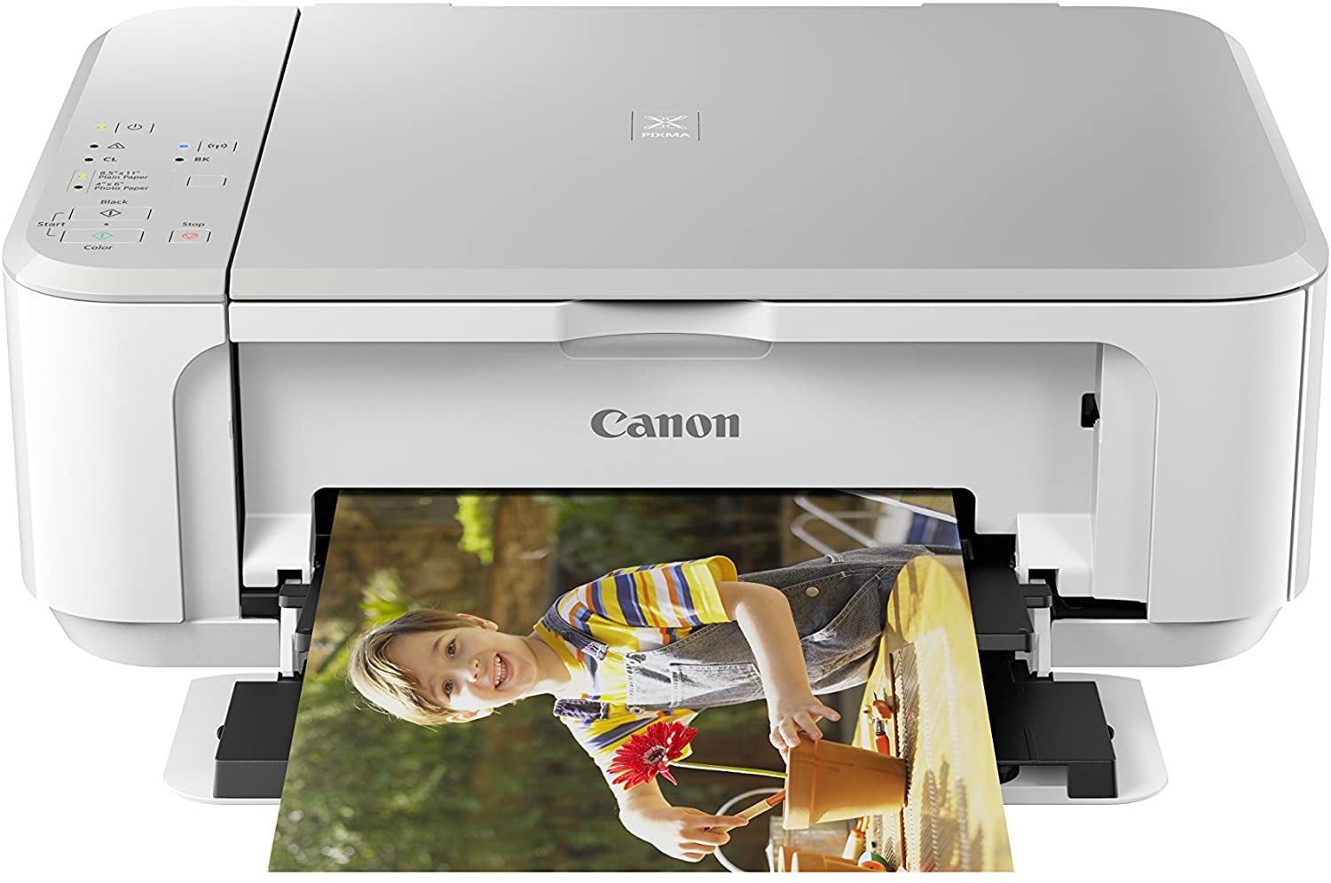 Canon PIXMA MG3620 Wireless All-in-One Inkjet Printer, White | Walmart