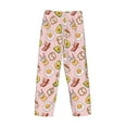 thumbnail image 3 of Vsdgher Breakfast Print Mens Pajama Pants Sleep & Lounge Pants, PJ Bottoms With elastic waistb and Pockets, 3 of 5