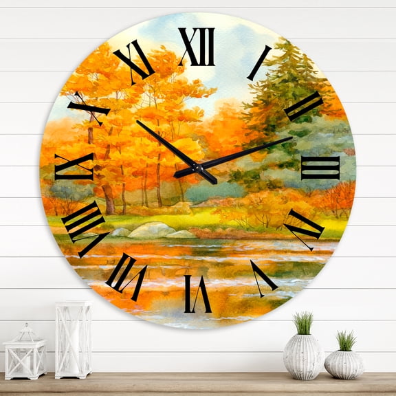 Designart 1 in Quartz Wall Clock