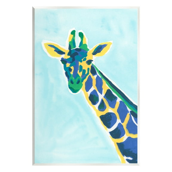 Stupell Industries Modern Hue Giraffe Animals & Insects Painting Unframed Art Print Wall Art, 10 x 15