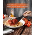 thumbnail image 4 of Cooking Spoon for Nonstick Cookwares, Great for Cooking and Serving Sturdy Matte Silicone, Wood Handle Spoon for Mixing, Scoop, and Scrape, 4 of 7
