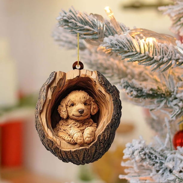 Animals Christmas Ornaments Christmas Tree Animals Print Acrylic Ornaments Forest Animals Decorations Christmas Decorations Souvenir Gifts