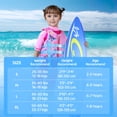 thumbnail image 6 of Koorium Kids Swim Jacket Float Life Vest Buoyancy Swimwear Toddler Swimming Training Aid with Adjustable Safety Straps, Pink, M (4-5 Years/35-40lbs), 6 of 8
