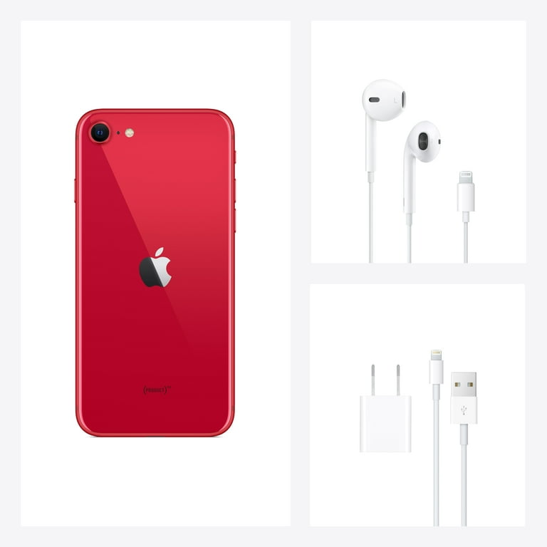 Open Box Unlocked Apple iPhone SE (2020) w/ 256GB (PRODUCT)RED
