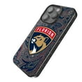 thumbnail image 2 of Keyscaper Black Florida Panthers Paisley Bling iPhone Case, 2 of 7