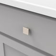thumbnail image 3 of Heritage Designs: Tempo Collection Knob: 10 Pack - Satin Nickel - 1-3/16" Square Handle Pulls, Cabinet-Drawer-Dresser Hardware, Kitchen-Bathroom-Home, 3 of 8