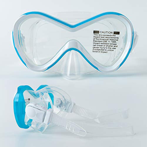 Rongbenyuan Diving Mask Swimming Goggles with Nose Cover Scuba Snorkeling Mas... 