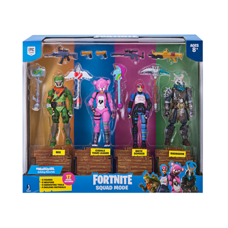Fortnite Squad Mode 4 Figure Pack (Marx Best Of The West Action Figures)