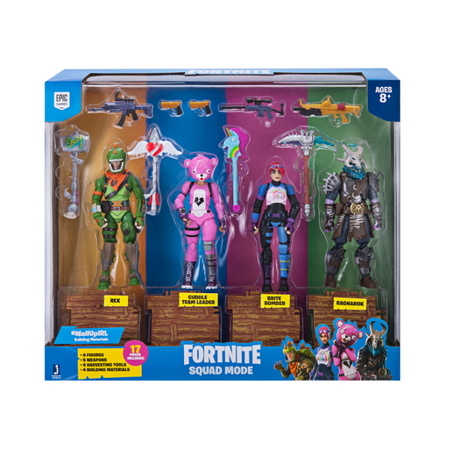 Fortnite Squad Mode 4 Figure Pack (Best Female Action Figures)