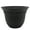 Black Onyx, variant on The HC Companies Sierra Round Self-Watering Pot with Internal Disk, 16 Inch, Black Onyx