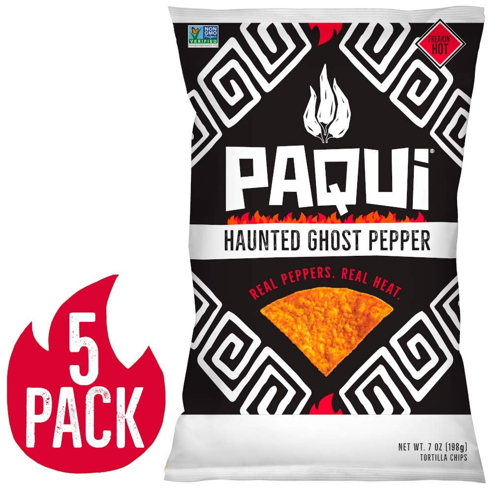 Amazon Com Paqui Spicy Hot Tortilla Chips Variety Pack Haunted Ghost