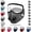 Gray, variant on Reusable Carbon Filter Dust Mask with Goggles for Construction Mowing
