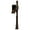 Bronze, variant on Mailbox Locking Insert Post System with Ornate Base - Horsehead Finial & 3 Cast Plates - White