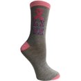 thumbnail image 5 of 60 Pairs of Pink Ribbon Breast Cancer Awareness Ankle/Crew Socks for Women (Assorted C (Crew)), 5 of 5