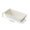 thumbnail image 3 of Drawer Organizer Stackable Plastic Bins 4 Sizes Adjustable Connectable for Kitchen Bathroom Office Bedroom, 3 of 6