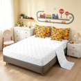 thumbnail image 5 of Erosebridal Construction Truck Twin Bedding, Excavator Bedding Comforter Set, Orange, Reversible 7pcs, 5 of 6