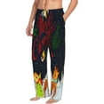 thumbnail image 2 of Daiia Merry Christmas Elk Men's Sleep Pant with Pockets and Drawstring,Pajama Pants-XX-Large, 2 of 9