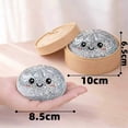 thumbnail image 4 of Mystery Giant Dumplings Squishies, Soft Squishy Soft Squeeze Stress Ball with Food Steamer, Realistic Steamed Bun Fidget T-oy, Sensory Relief for Adults, 4 of 6