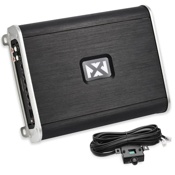 Amplificador Monoblock NVX 1700W RMS Clase D con Control de Bajos para Automóvil/Marino/Deportes Acu
