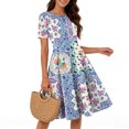 thumbnail image 4 of Fashion A-Line Dress for Women CIENVNSTG Flowy Summer Dress Perfect for Casual Outings or Parties, 4 of 6
