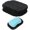 Black, variant on 4 Pack Soap Saver Pad, Self Draining Soap Lift Holder Mat, Porous PVC Soap Tray Liner, Non-Slip Soap Saver for Bathroom Shower Kitchen Sink, Can Be Trimmed