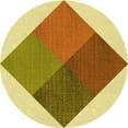 thumbnail image 1 of Ahgly Company Machine Washable Indoor Round Transitional Dark Bisque Brown Area Rugs, 5' Round, 1 of 7