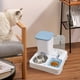 thumbnail image 3 of Dispensador de agua para mascotas de gran capacidad con separación de agua seca y húmeda, alimentador automático de agua y comida integrados, dispensador de agua para perros, alimentador., 3 of 5