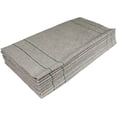 thumbnail image 3 of CleanAide Silver-Embedded Microfiber Towels, Edgeless, Lint-Free, Odor-Resistant, Ultra Absorbent, Streak-Free Cleaning for Auto, Home, Kitchen, Glass & Electronics, 16x16 in, 12-Pack, Green Stripes, 3 of 6