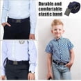 thumbnail image 5 of AWAYTR Kids Adjustable Magnetic Buckle Belts, Elastic Stretch Comfort Waist Bands for Children Jeans Uniform, 4PCS, 5 of 7