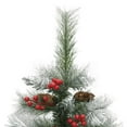 thumbnail image 4 of vidaXL Artificial Hinged Christmas Tree with Cones and Berries 47.2", 4 of 8