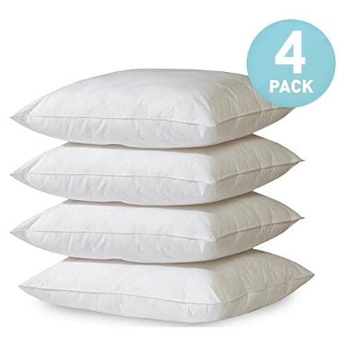 iFaon Soft Fluffy Bed Pillows Queen Size Set of 4 Pack for Sleeping Stomach  Back Sleeper, 20x28 in Hypoallergenic Down Alternative Pillow Support