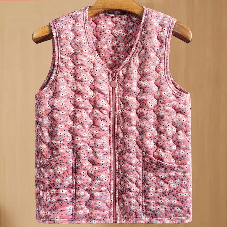 Liverpool Los Angeles Sleeveless Quilted Zip Sweater Vest - Modal, Cotton, Nylon Blend, Machine Wash