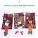 thumbnail image 5 of Toystoory Bolsas con cordón de Navidad Regalos de Año Nuevo Almacenamiento de dulces Muñeca 3D Papá Noel Muñeco de nieve Elk Bolsillo Bolsa de fieltro Kits de decoración para fiestas Papá Noel Toystoory HA069979-01B, 5 of 6