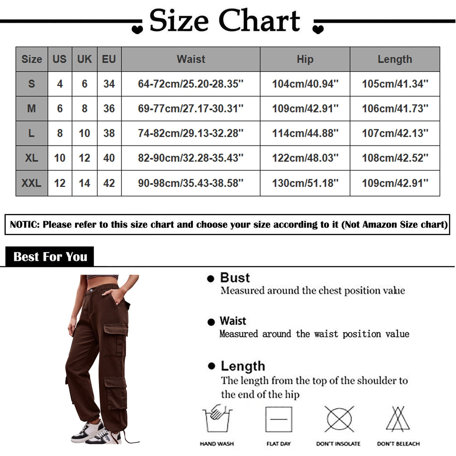 HIMIWAY Cargo Pants Women Palazzo Pants for Women Women's Fashion Casual  Solid Color Drawstring Jeans Overalls Sports Pants Khaki C L 