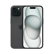 Restored Apple iPhone 15 - Fully Unlocked - 128 GB Black (Refurbished)