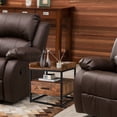 thumbnail image 4 of Gymax 2PCS Nightstand Side End Sofa Table w/ Metal Frame for Living Room Bedroom, 4 of 9