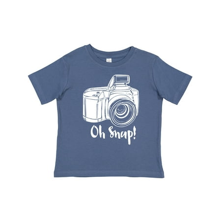 

Inktastic Camera Oh Snap Gift Toddler Boy or Toddler Girl T-Shirt