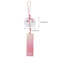 thumbnail image 3 of Shisuyan 1pc Glass Wind Chime Japanese Style Party Wind Bell Garden Hanging Adornment, 3 of 8