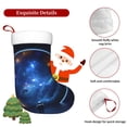 thumbnail image 5 of Fuzoiu Astronaut Print Christmas Stockings, Party Supplies & Kids Gifts,Big Xmas Stockings Decoration for Family Decorations Hanging Ornament for Xmas Holiday Party, 5 of 7