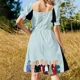 thumbnail image 5 of Personajes de Gillian Anderson Vestido sin mangas Vestidos casuales Vestido suelto de verano Vestido de mujer, 5 of 7