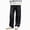 Black, variant on Cdudpw Boys Baggy Jeans for Kids Teen Casual Straight Wide Leg Cargo Loose Elastic Waist Denim Pants with Pockets Streetwear