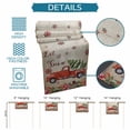 thumbnail image 6 of Red Christmas Table Runner 90 Inches Long Farmhouse Dress Scarves, Truck Xmas Tree Snowflake Winter Vintage Dining Tablerunner for Coffee Table/Kitchen Island/Party Décor, 13" x 90", 6 of 8