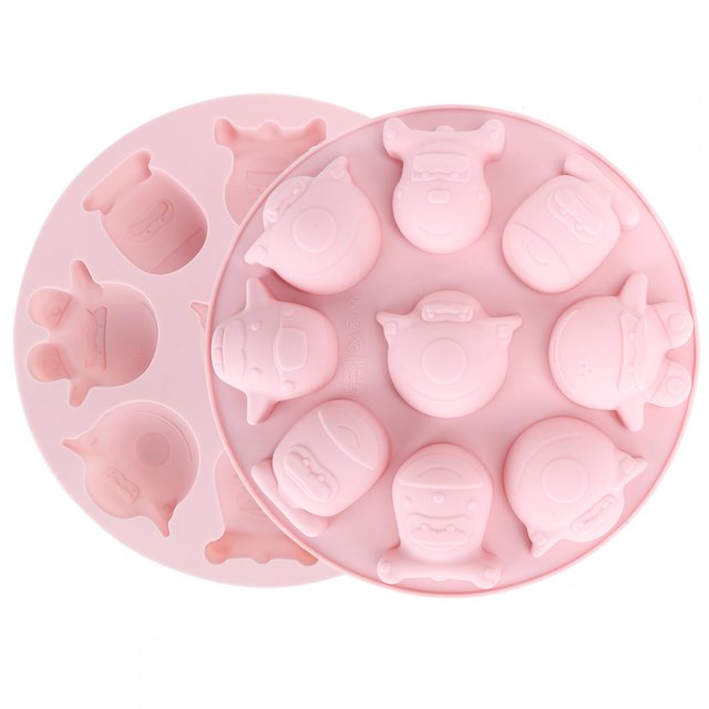 Bakeware, 2pcs DIY Silicone Antiadhésif Gâteau Moule de Cuisson Moule en Silicone Performance Fiable