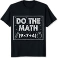 thumbnail image 2 of 100% Cotton Do The Math Teacher Shirt Funny Math Equation Gift For Teachers School Apparel Educational Joke T-Shirt, 2 of 5