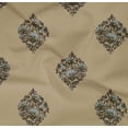 thumbnail image 4 of oneOone Cotton Poplin Twill Light Brown Fabric Leaves & Flower Floral Sewing Material Print Fabric By The Yard 56 Inch Wide, 4 of 4