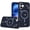 Blue, variant on For Apple iPhone 17 (6.3") Phone Case, Sparkly Diamond Bling Case Rhinestone Skin Hybrid with Magnetic Circle, MagSafe Compatible Cover for iPhone 17 - Black